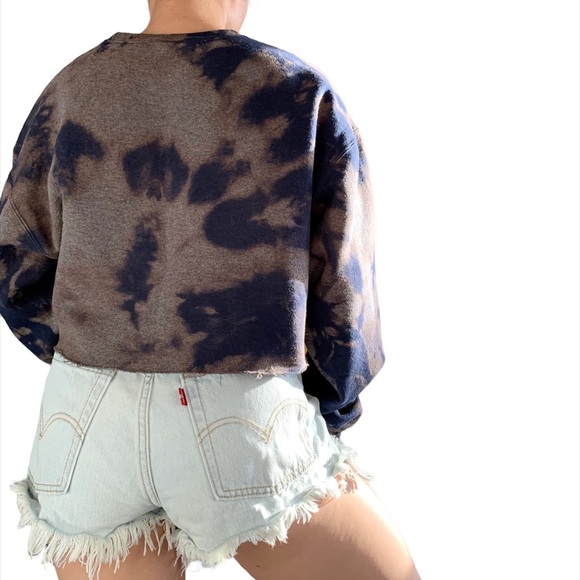 Jerzees Cropped sweater tie die size XS-S - Picture 4 of 8